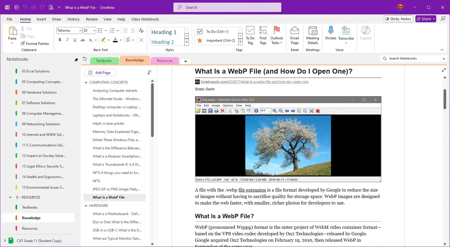 CAT Digital Notebook for Grade 10 Students - Image 3