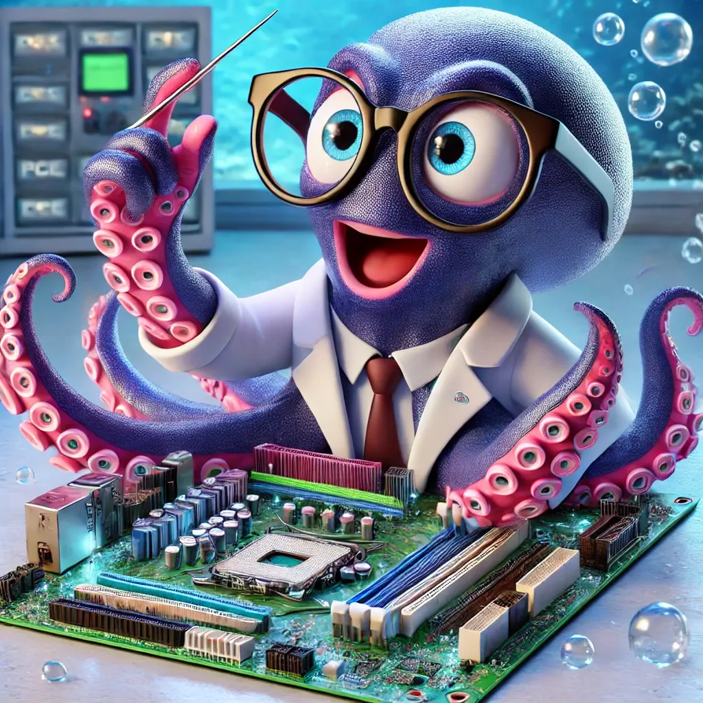 Featured image for “Escape from the Aquarium: The Motherboard Chronicles!”