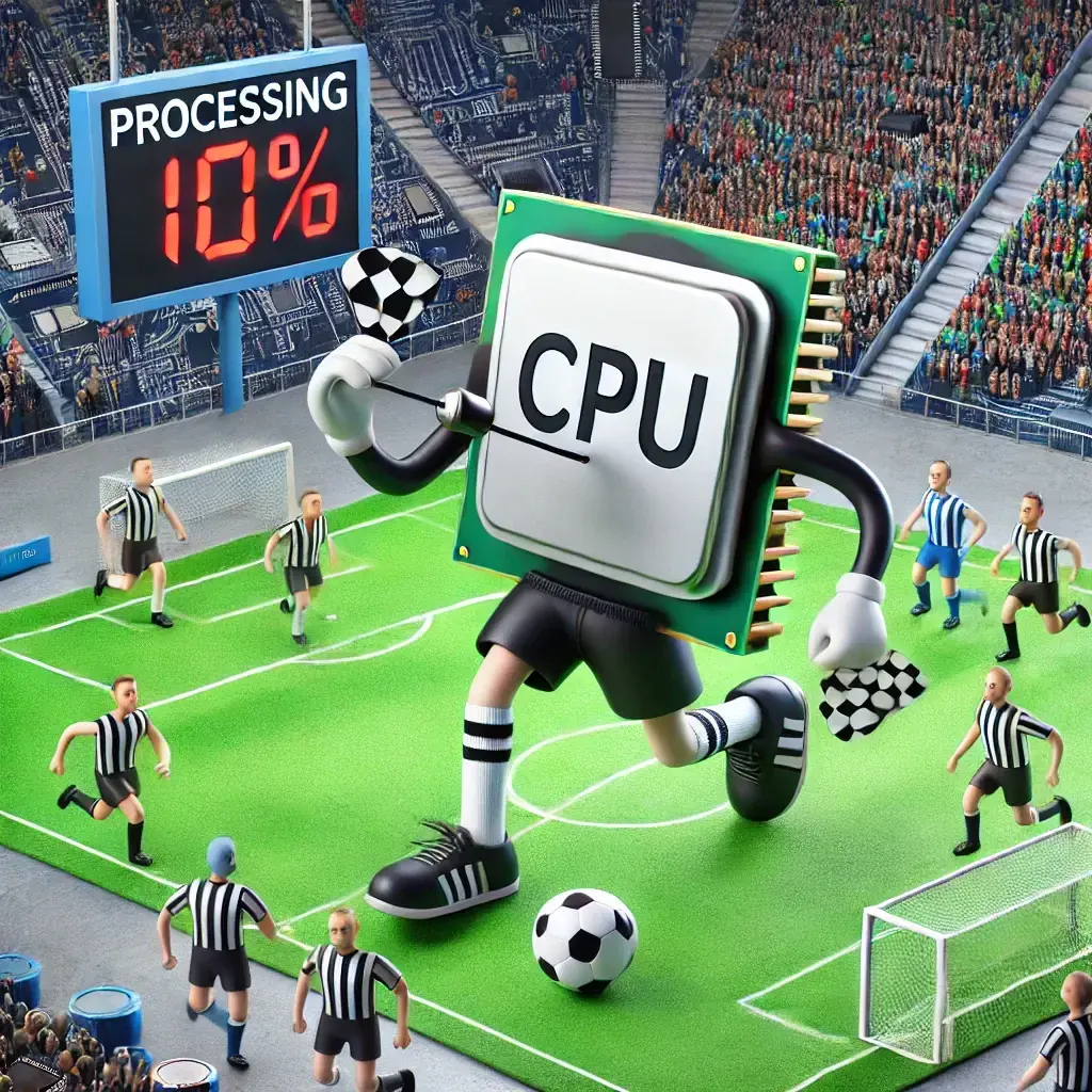 Featured image for “The CPU: The Referee of the Digital Game!”